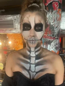 makijaż na event halloween